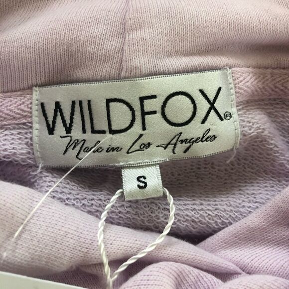 WILDFOX Pasé The Rosé Ivy Hoodie Crop NWT S - Picture 7 of 7